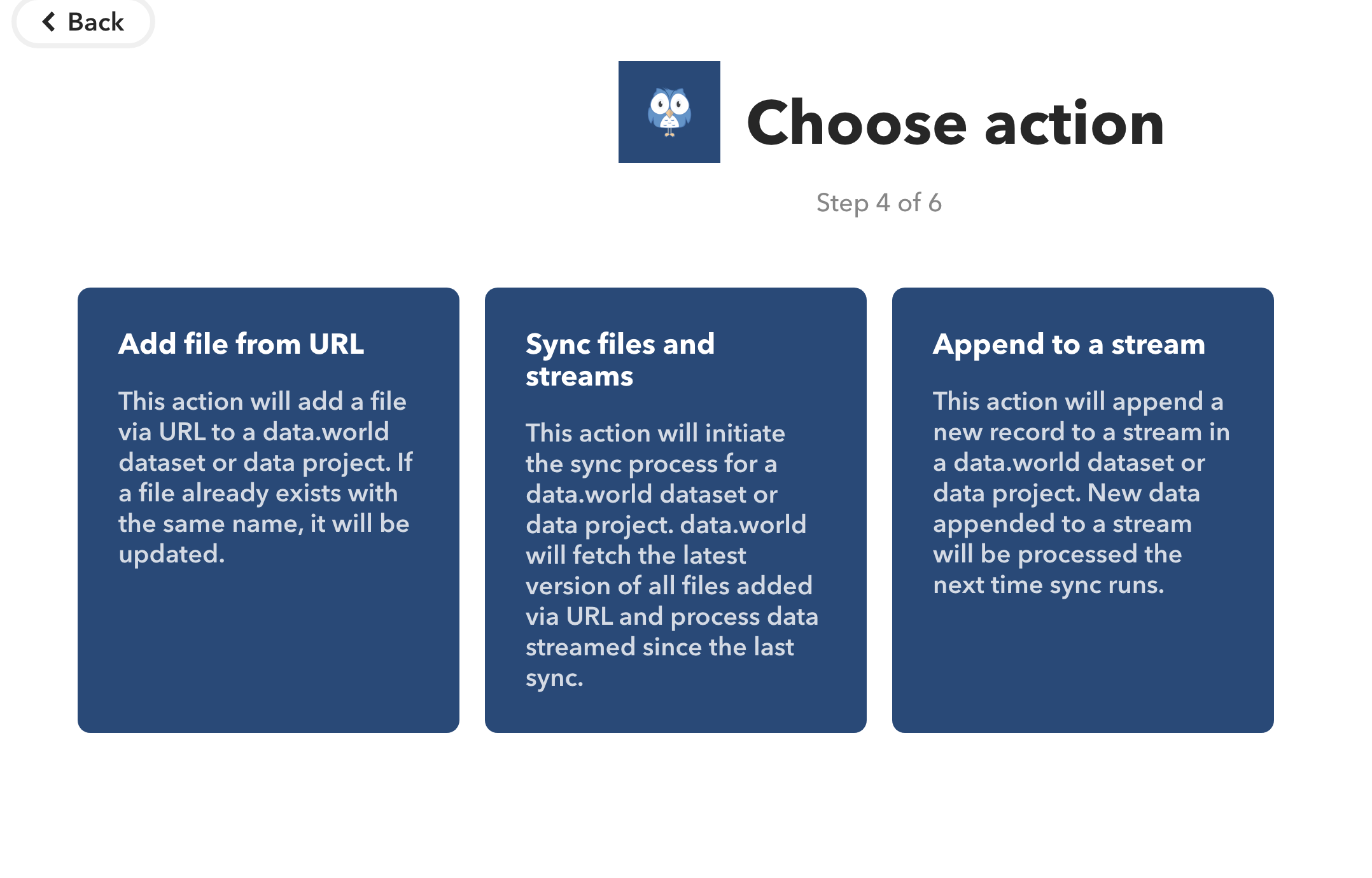 servizio IFTTT di dataworld